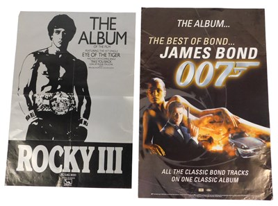 Lot 132 - Two video shop posters, for Rocky III,...