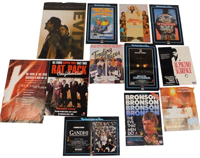Lot 133 - A group of 1980s video shop posters, to...