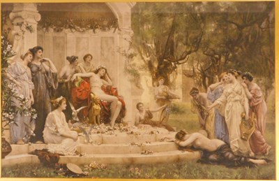 Lot 144 - After Henrietta Rae. Psyche Before The Throne...
