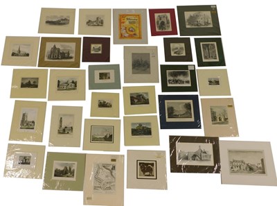 Lot 150 - A group of 19thC and later engravings and...