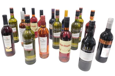 Lot 1109 - A quantity of Rose and red wine. (AF)