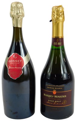 Lot 160 - A bottle of Marques de Monistrol Rose Brut...