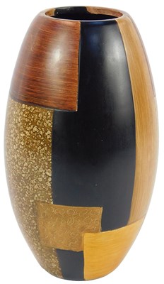 Lot 187 - A 20thC pottery vase, of ovoid form, decorated...