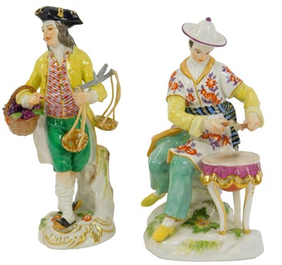 Lot 366 - A 20thC Meissen porcelain figure, modelled as...