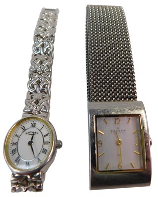 Lot 222 - A lady's Skagen wristwatch, in stainless steel...