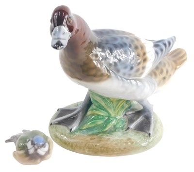 Lot 1147 - An Italian ceramic model of a goose, 27cm high,...