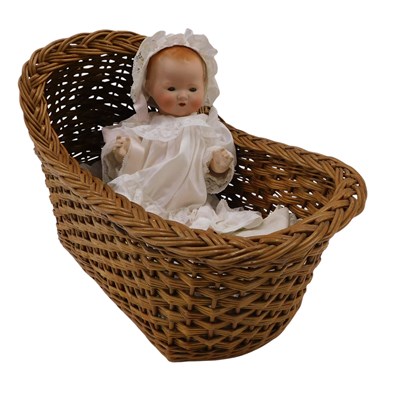 Lot 1154 - A German Armand Marseille bisque headed doll,...