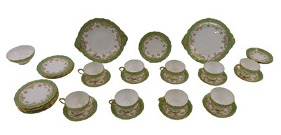 Lot 1164 - A Paragon part tea service, decorated with...