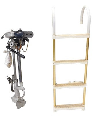 Lot 1084 - A Seagull outboard motor, circa 1960, and a...
