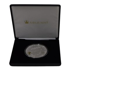 Lot 1261 - A Queen Elizabeth II silver proof five ounce...