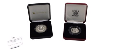Lot 1265 - A Victoria cross silver commemorative fifty...