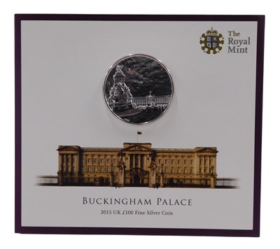Lot 1274 - A Buckingham Palace 2015 UK silver coin,...
