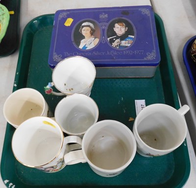 Lot 2017 - Ceramics, including mugs, and a commemorative...