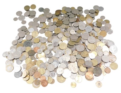 Lot 1301 - A large quantity of foreign coins.