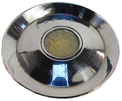 Lot 285 - An Elizabeth II silver dish, To Commemorate...