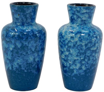 Lot 317 - A pair of West German vases, each of...