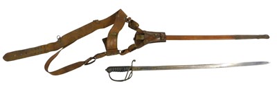 Lot 335 - A Victorian artillery officer's sword, the...