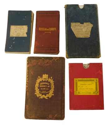 Lot 342 - A group of folded maps, comprising Ordnance...