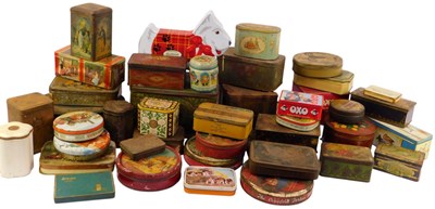 Lot 356 - A group of bygone tins, to include OXO,...