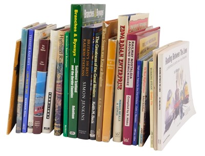 Lot 361 - A group of locomotive related books, to...
