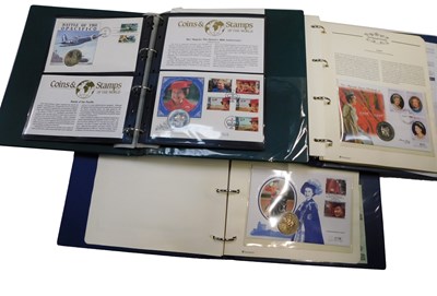 Lot 380 - Two The Royal Family Coin First Day albums,...
