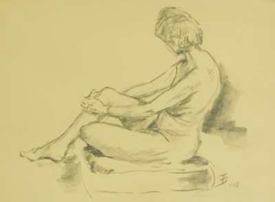 Lot 387 - Terence Shelbourne (1930-2020). Nude female...