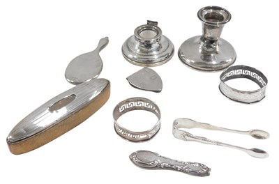 Lot 1323 - A quantity of small silver, to include money...