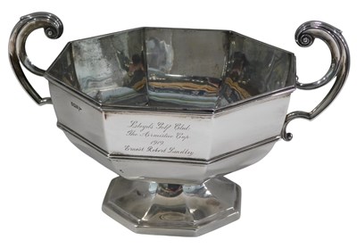 Lot 1333 - A Mappin & Webb George V silver two-handled...