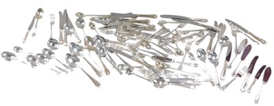 Lot 1339 - A large quantity of silver plated cutlery, the...