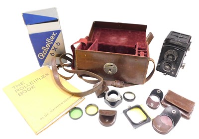 Lot 1006 - A Franke & Heidecke Rolleiflex reflex camera,...