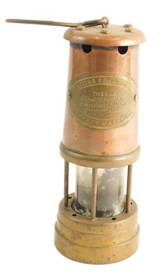 Lot 1384 - A copper and brass British Coal Mining Company...