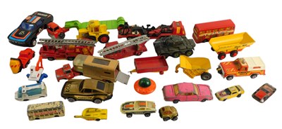 Lot 1389 - Miscellaneous playworn diecast vehicles, to...