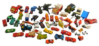 Lot 1392 - Miscellaneous playworn diecast vehicles, to...