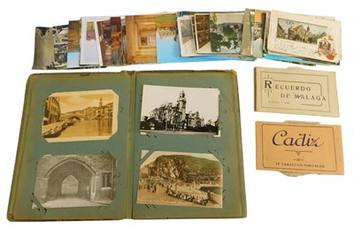 Lot 1415 - Miscellaneous early 20thC postcards, etc.