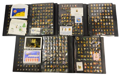 Lot 1420 - A large quantity of enamel badges, to include...