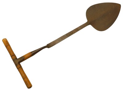 Lot 1434 - A late 19thC blacksmith's made ditching...