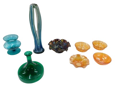 Lot 1453 - A quantity of carnival glass, and various...