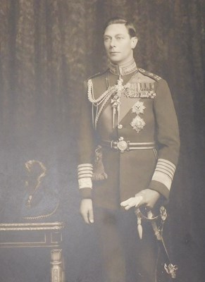 Lot 1482 - A photograph of George VI, after Bertrum Park,...