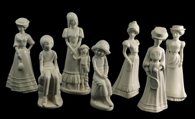 Lot 1492 - A collection of Spode figurines, to include...