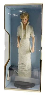 Lot 1508 - A Franklin Mint costume doll, Diana Princess...