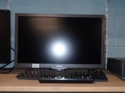 Lot 3041 - A Linsar 21" television monitor, together with...