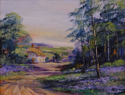 Lot 40 - Alan King (1946-2013). Spring Evening Foxdown,...