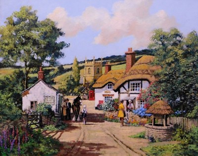 Lot 42 - Alan King (1946-2013). This England, oil on...