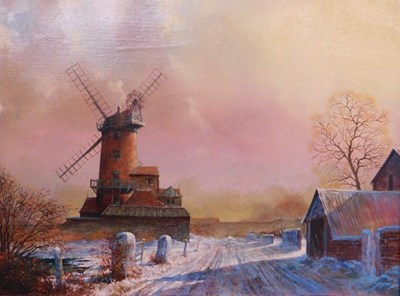 Lot 46 - John Worsdale (1930-2008). Windmill, oil on...