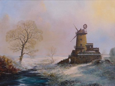 Lot 48 - John Worsdale (1930-2008). Windmill, oil on...