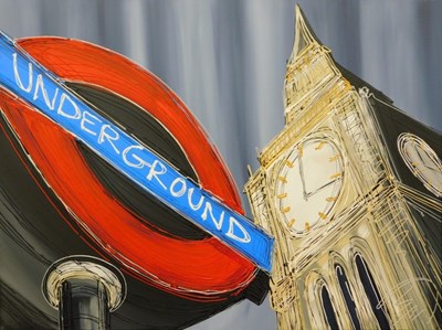 Lot 14 - Edward Waite (b.1989). Westminster Underground,...