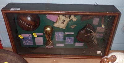 Lot 3026 - Commemorative World Cup presentation display...