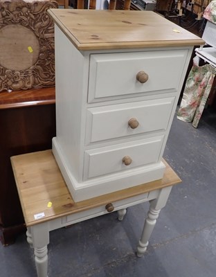 Lot 2503 - A pine side table, the top with moulded edge,...