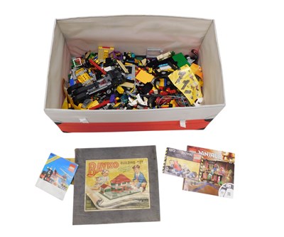 Lot 1512 - Lego, various loose pieces, together with...