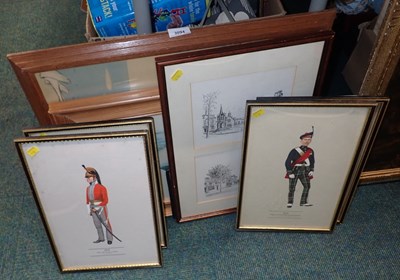 Lot 3094 - A group of prints depicting gentlemen in...